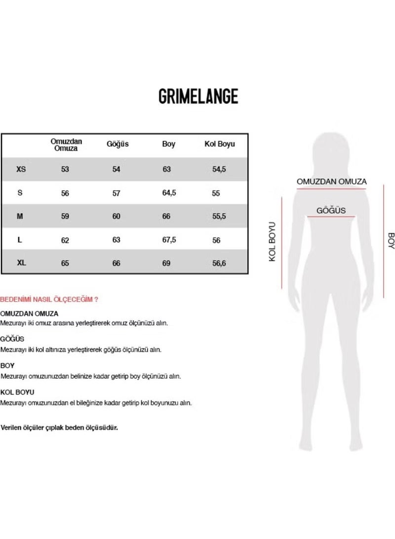 GRIMELANGE VANELTINA Women's Crew Neck Polar Fleece Oversize Fit Basic Red Sweatshirt - Image 2